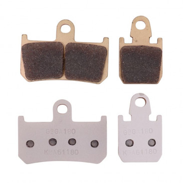 PLAQUETTE DE FREIN CL BRAKES POUR YAMAHA 1000 YZF-R1 2007>2014 AV, 1670 MT-01 2007>2009 AV, 1700 V-MAX 2009> AV (2 JEUX DE 2 PLAQUETTES) (1180 XBK5 SPORT METAL FRITTE) 0841754012501