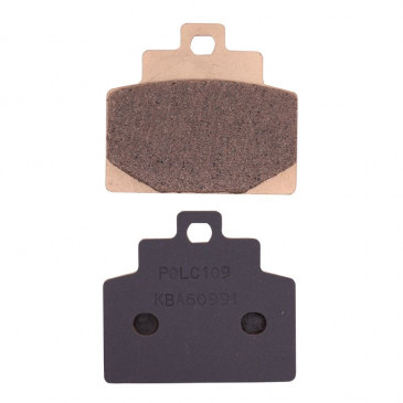 PLAQUETTE DE FREIN CL BRAKES POUR PIAGGIO 300-500 MP3 LT BUSINESS 2014>, 530 MP3 AV (1 JEU DE 2 PLAQUETTES) (3109 MSC)