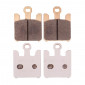 BRAKE PADS SET (4 pads) CL BRAKES FOR KAWASAKI 600 ZX-6 RR 2003>2007 Front 1000 ZX-10 R 2004>2007 Front 1200 ZX-12 R 2004> Front 1600 VN VULCAN 2005> Front (1110 XBK5 SPORT SINTERED) 0841754008573