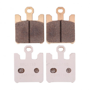 BRAKE PADS SET (4 pads) CL BRAKES FOR KAWASAKI 600 ZX-6 RR 2003>2007 Front 1000 ZX-10 R 2004>2007 Front 1200 ZX-12 R 2004> Front 1600 VN VULCAN 2005> Front (1110 XBK5 SPORT SINTERED) 0841754008573