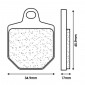 BRAKE PADS SET (4 pads) CL BRAKES FOR HM 125-250-450-490 CRM 2007 Front /HUSABERG 570 FS 2010> Front/KTM 450-560 SX 2006> Front - (1129 XBK5 SPORT SINTERED)