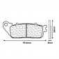 BRAKE PADS SET (2 pads) CL BRAKES FOR HONDA 800 VFR X CROSSTOURER 2011>2014 Rear 1000 CB R 2008> Rear 1200 VFR F 2010> Rear - (1217 RX3 TOURING SINTERED) 0841754013263