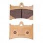 BRAKE PADS SET (2 pads) CL BRAKES FOR KTM 250-350-400-500-600 MX 1987> Front+Rear, 550-600 LC-4 1987> Front+Rear/GILERA 600 NORDWEST 1991 Front/MOTO-GUZZI 1000 QUOTA 1992>1997 Front - (2398 X59 CROSS SINTERED)