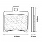 BRAKE PADS SET (2 pads) CL BRAKES FOR APRILIA 50 SR DITECH Rear SCARABEO DITECH Rear - (3055 SC)