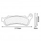 BRAKE PADS SET (2 pads) CL BRAKES FOR HONDA 125 SHi 2009> Front 125 SILVER WING 2007> Front 300 SH 2007> Front 700 INTEGRA 2012> Front / SUZUKI 125 BURGMAN 2007> Front - (3082 MSC) 0841754010743