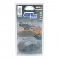 PLAQUETTE DE FREIN CL BRAKES POUR SUZUKI 400 BURGMAN AV DROIT 2007>/KAWASAKI 125 Z125 2019>2023 AV/AR (1 JEU DE 2 PLAQUETTES) (3086 MSC) 0841754012532
