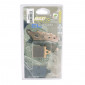 PLAQUETTE DE FREIN CL BRAKES POUR PIAGGIO 125 VESPA PX 1999> AV, 125 SKIPPER 1993>1995 AV (1 JEU DE 2 PLAQUETTES) (3053 MSC) 0841754009761