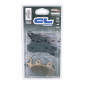 PLAQUETTE DE FREIN CL BRAKES POUR PEUGEOT 125 TWEET 2010> AV / SYM 125 FIDDLE-2 2008> AV, SYMPHONY 2009> AV (1 JEU DE 2 PLAQUETTES) (3039 MSC) 0841754009709