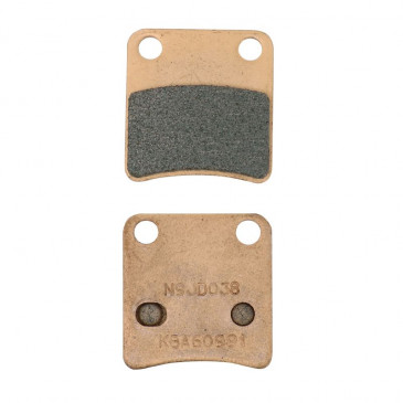 PLAQUETTE DE FREIN CL BRAKES POUR DAELIM 50 S-FIVE 2006> AV / SYM ORBIT 50 2008>2009 AV (1 JEU DE 2 PLAQUETTES) (3038 SC)