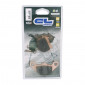 PLAQUETTE DE FREIN CL BRAKES POUR GILERA 50 SMT 2011> AV-AR / DERBI 50 SENDA DRD RACING 2011> AR / APRILIA 125 SX-RX 2008> AR / SUZUKI UK ADDRESS 2015> AV (1 JEU DE 2 PLAQUETTES) (2469 S4) 0841754009112