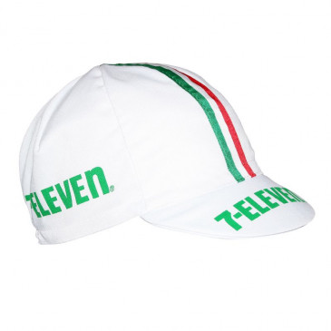 CYCLING CAP-VINTAGE TEAM 7-ELEVEN - white 8013271247274