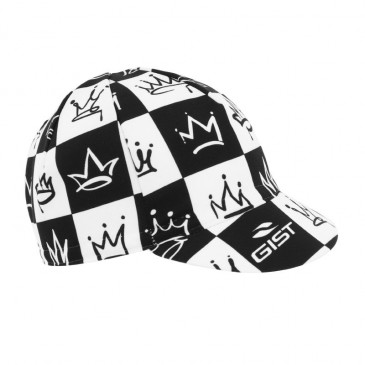 CASQUETTE VELO DECO KING NOIR/BLANC