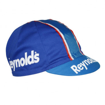 CASQUETTE VELO EQUIPE VINTAGE REYNOLDS BLEU 8013271224954