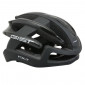 ROAD BIKE ADULT HELMET- GIST VOLO MATT BLACK/GLOSS BLACK - FULL IN-MOLD - EURO 52-56 RATCHET SETTING 210GRS