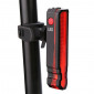 ECLAIRAGE VELO / TROTTINETTE USB ARRIERE SUR TIGE DE SELLE LED AVEC LASER 150 LUX POUR DELIMITER UNE BANDE AU SOL 3700256070358