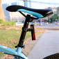ECLAIRAGE VELO / TROTTINETTE USB ARRIERE SUR TIGE DE SELLE LED AVEC LASER 150 LUX POUR DELIMITER UNE BANDE AU SOL 3700256070358