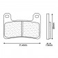 BRAKE PADS SET (2 pads) CL BRAKES FOR KAWASAKI Z 1000 SX 2011> Front ZX-10 R NINJA 2008> Front / SUZUKI 750 GSX-R 2004>2010 Front 1000 GSX-R 2004>2011 Front - (1133 XBK5 SPORT SINTERED) 0841754010439