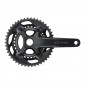 CHAINSET FOR ROAD BIKE - SHIMANO 11 Speed. GRAVEL RX600 BLACK 175mm - 46-30 4550170448257