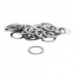 RONDELLE DE CALAGE VARIATEUR ADAPTABLE MBK 50 BOOSTER, NITRO/YAMAHA 50 BWS, AEROX/APRILIA 50 SR (DIAM 13x18,5mm) (JEU DE 32 RONDELLES) -SELECTION P2R- 3701213428267