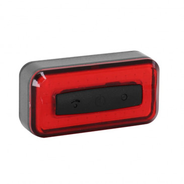 TAILLIGHT ON BATTERY - RECHARGEABLE USB- ON SEATPOST - LED 30 LUMENS