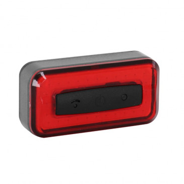 TAILLIGHT ON BATTERY - RECHARGEABLE USB- ON SEATPOST - LED 30 LUMENS 3700256070341