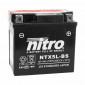 BATTERIE 12V 4 Ah NTX5L-BS NITRO MF SANS ENTRETIEN AVEC PACK ACIDE (Lg114xL70xH106mm) (EQUIVALENT YTX5L-BS) 5414837002642
