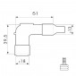 ANTIPARASITE NGK LB10F (POUR BOUGIE SANS OLIVE) (8358) 0087295183588