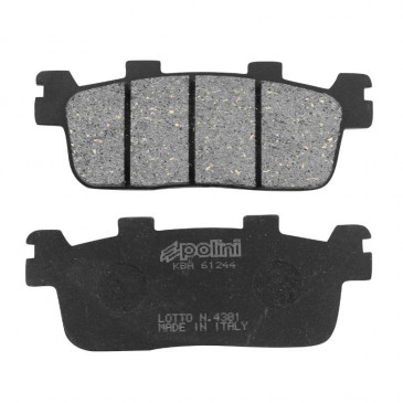 BRAKE PADS -POLINI FOR KYMCO 125-200 PEOPLE GTI Rear 250-300 XCITING Rear 300 AGILITY I Rear (L 94mm- H 36,1mm - thk10,3mm ) (174.0102) (ORIGINAL) 8054705043574