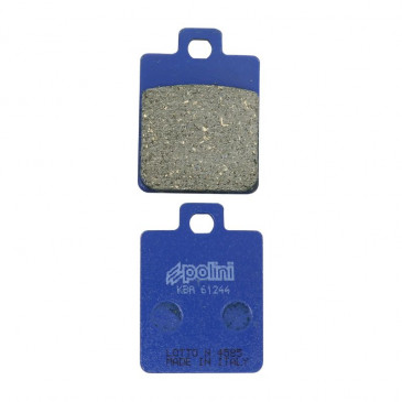 PLAQUETTE DE FREIN POLINI POUR PIAGGIO 125 LIBERTY, 50 ZIP 2T-4T, 125 VESPA / BENELLI 50 491 RR / SYM 50-125 SYMPHONY / PEUGEOT 125 TWEET (L 35.5mm - H 48.8mm - P 7mm) (174.0014) (FOR RACE) 8054705043031