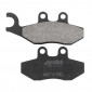 PLAQUETTE DE FREIN POLINI POUR PEUGEOT 250 GEOPOLIS, 250 SATELLIS / PIAGGIO 125-250 BEVERLY, 125-250 X-EVO / SYM 125 SYMPHONY (L 96.8mm - 77mm - H 41.2mm - P 9mm) (174.0041) (ORIGINAL) 8054705043253