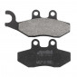 BRAKE PADS -POLINI FOR PEUGEOT 250 GEOPOLIS, 250 SATELLIS / PIAGGIO 125-250 BEVERLY, 125-250 X-EVO / SYM 125 SYMPHONY (L 96.8mm - 77mm - H 41.2mm - thk9mm) (174.0041) (ORIGINAL)