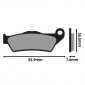 BRAKE PADS - POLINI APRILIA 125 RX R, 850 SRV / MBK 300 KILIBRE, 125 SKYLINER / PIAGGIO 400 BEVERLY, 500 X9 / SUZUKI 125 BURGMAN / YAMAHA 300 VERSITY XC (174.0027) (ORIGINAL) 8054705043178