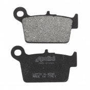 BRAKE PADS -POLINI FOR BETA 50 RR ENDURO Rear 50 MOTARD ALU AM6 Rear (L 66mm - H 37mm - thk 7.6mm) (174.0125) (ORIGINAL)