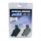 BRAKE PADS -POLINI FOR BETA 50 RR ENDURO Rear 50 MOTARD ALU AM6 Rear (L 66mm - H 37mm - thk 7.6mm) (174.0125) (ORIGINAL) 8054705043611