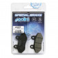 BRAKE PADS -POLINI FOR CAGIVA 50 CITY / SYM 50 JET, 125 JET 14, 50 FIDDLE II, 50 SIMPLY / PEUGEOT 125-150 TWEET Front (L 85.3mm - 71.6mm - H 42.9mm - 41mm - thk8.2mm) (174.0099) (ORIGINAL) 8054705043550