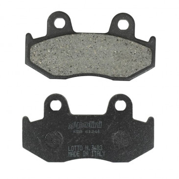 PLAQUETTE DE FREIN POLINI POUR SUZUKI 250 BURGMAN, 400 BURGMAN AV (L 81.6mm - H 42.6mm - P 8.2mm) (174.0034/B) (ORIGINAL) 8054705043215