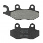 PLAQUETTE DE FREIN POLINI POUR BENELLI 150 CAFFENERO / PEUGEOT 400 SATELLIS, 400-500 GEOPOLIS / SUZUKI 400 BURGMAN (L 96.5mm - 77mm - H 42mm - P 7-4mm - 7.8mm) (174.0063) (ORIGINAL) 8054705043338