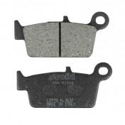 BRAKE PADS -POLINI FOR HONDA 50 LEAD / KYMCO 50 HEROISM, 50 YUP / PEUGEOT 50 SV GEO / HM 125 CRE, 50 CRE DERAPAGE (L 75mm - H 326.4mm - thk9.7mm) (174.0087) (ORIGINAL)