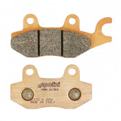 BRAKE PADS -POLINI FOR KYMCO 50 AGILITY, 125-150 B&W, 150 PEOPLE, 250 YUP, 50-125 LIKE, 50 TOP BOY, 50 SUPER 9, 200 DINK (L 77mm - 96.5mm - H 42mm - thk9.2mm) (174.2021) (SINTERED) 8054705043765