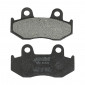 BRAKE PADS -POLINI FOR SUZUKI 250 BURGMAN, 400 BURGMAN (L 81.6mm - H 42.6mm - thk8.2mm) (174.0047) (ORIGINAL)