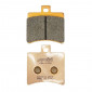 BRAKE PADS -POLINI FOR PEUGEOT 125 CITYSTAR R / DERBI 125-250 RAMBLA / BENELLI 250 VELVET / APRILIA 50 SCARABEO DITECH (L 50.8mm - H 53.5mm - thk9.3mm) (174.2020) (SINTERED) 8054705043758