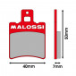 PLAQUETTE DE FREIN MALOSSI MHR POUR MBK 50 BOOSTER SPIRIT 1996> AV, NITRO 1997> AV / YAMAHA 50 AEROX 1997> AV, BWS AV, JOG R-Z 1993> AV, NEOS 1997> AV 3700948139011