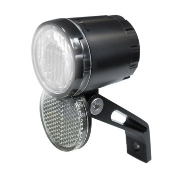 HEADLIGHT FOR EBIKE- ON FORK - TRELOCK LS230 BIKE-I 6/12V 20LUX BLACK - SHINE UP TO 40M / VISIBILITY 2KMS 4016167064836