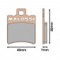 BRAKE PADS MALOSSI SPORT FOR MBK 50 BOOSTER Front NITRO Front / APRILIA 50 SR 1997> Front / GILERA 50 RUNNER 1997> Front STALKER 1997> Front / PIAGGIO 50 ZIP 2 Stroke, NRG Front / YAMAHA 50 BWS 1995> Front 3700948134221