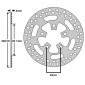 BRAKE DISC FOR SYM 50 SYMPHONY 2009> Front 125 SYMPHONY 2009> Front 150 SYMPHONY 2009> Front 50 SYMPHONY S 2010> Front 125 SYMPHONY S 2010> Front (EXT 226mm - INT 59.1mm - 5 Holes ) (DF4123A) -NEWFREN-