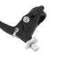 CLUTCH HANDLE FOR MOTORBIKE - RACING ALUMINIUM BLACK -DOMINO-