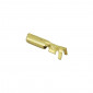 ELECTRIC CABLE TERMINAL- BRASS - NON ISOLATED - CYLINDRICAL FEMALE Ø 4mm FOR WIRE 1.00 A 2.50mm2 (PER 100 IN A BAG) -SELECTION P2R- 3701213429523