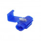 ELECTRIC CABLE TERMINAL- BLUE CONNECTOR PRE-ISOLATED -FOR WIRE 1 à 2.5 mm² (PER 100 IN A BAG PIECES) -SELECTION P2R-