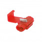 ELECTRIC CABLE TERMINAL- RED CONNECTOR PRE-ISOLATED -FOR WIRE 0,5 à 1.5 mm² (PER 100 IN A BAG PIECES) -SELECTION P2R-