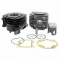 COMPLETE CYLINDER KIT FOR SCOOT TOP PERFORMANCES CAST IRON FOR MBK 50 BOOSTER, STUNT/YAMAMA 50 BWS, SLIDER (BLACK TROPHY) 3700948161869